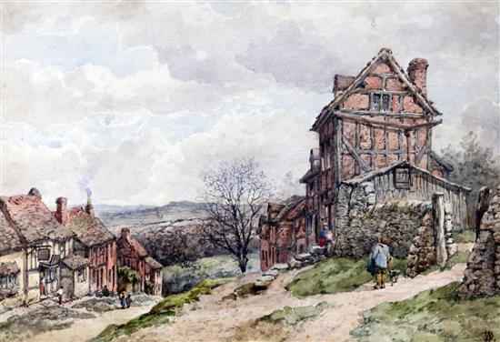 William Pitt (1855-1918) Wyre Hill, Bewdley, Worcestershire, 9.5 x 13.5in.